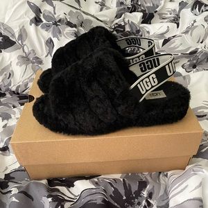 Black Ugg slippers
